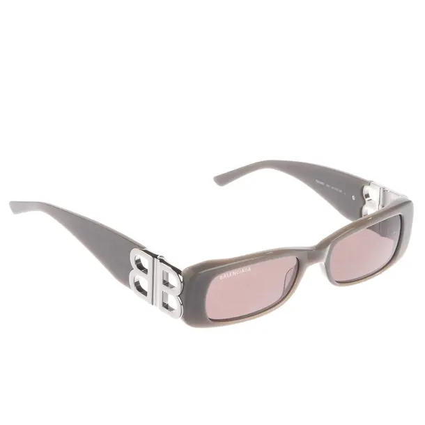 Sonnenbrille, in Grau, Kunststoff, Balenciaga