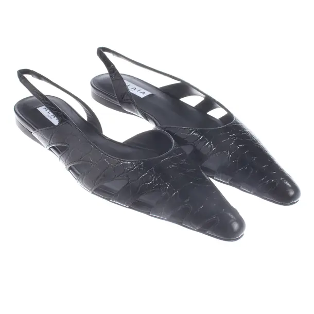 Slingbacks, in Schwarz, Alaia