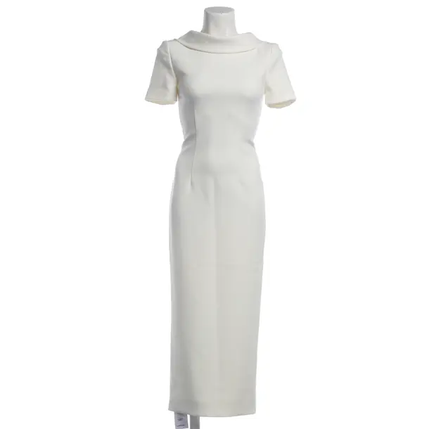 Cocktail Dress, in White, Polyester, Roland Mouret
