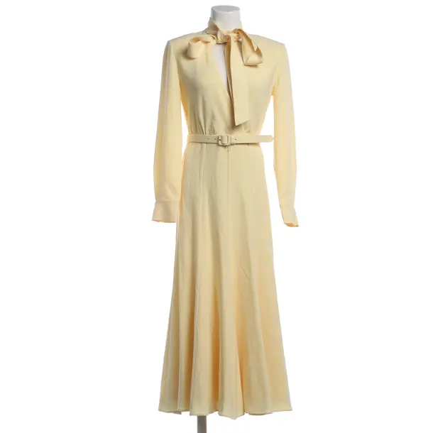 Cocktailkleid, in Pastellgelb, Acetat, Roland Mouret
