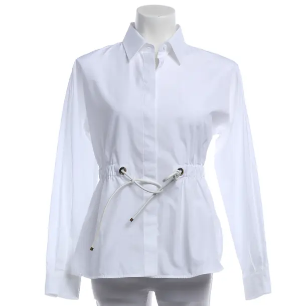 Blouse, in White, Cotton, Max Mara