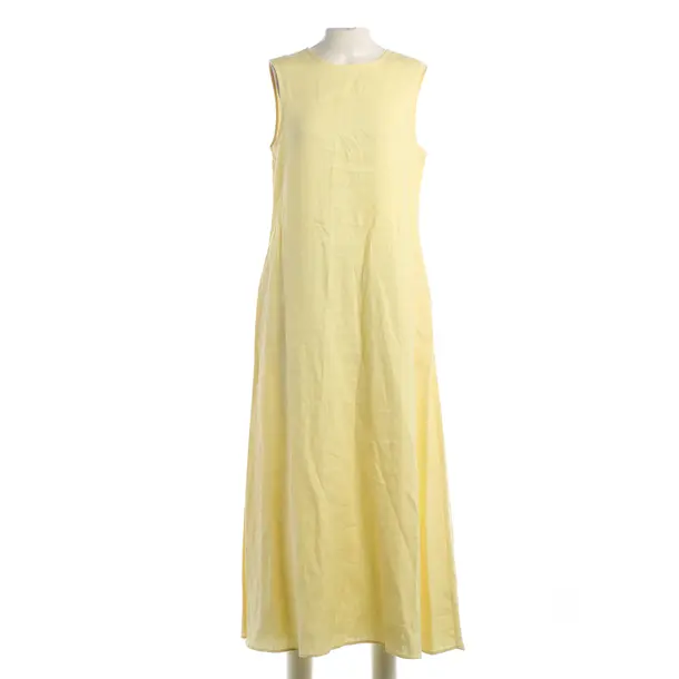 Dress, in Yellow, Linen, Asceno
