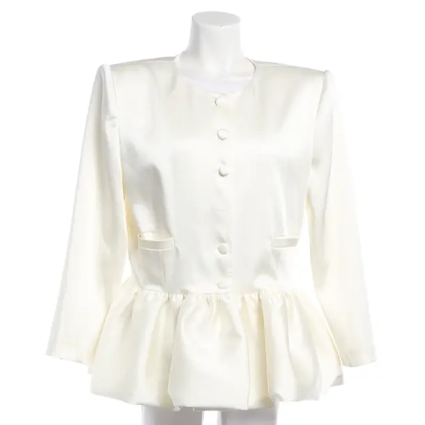 Blazer, in Cream, Polyester, The New Arrivals Ilkyaz Ozel