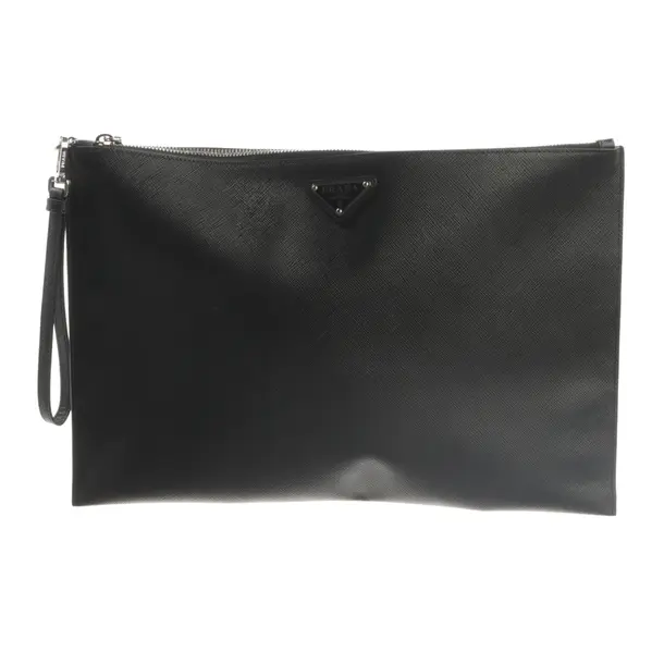 Tote Bag, in Black, Polyvinyl, Prada