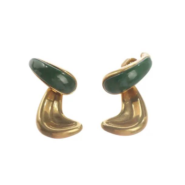 Earrings, in Gold, Metal (metallic, metallized), Khaite