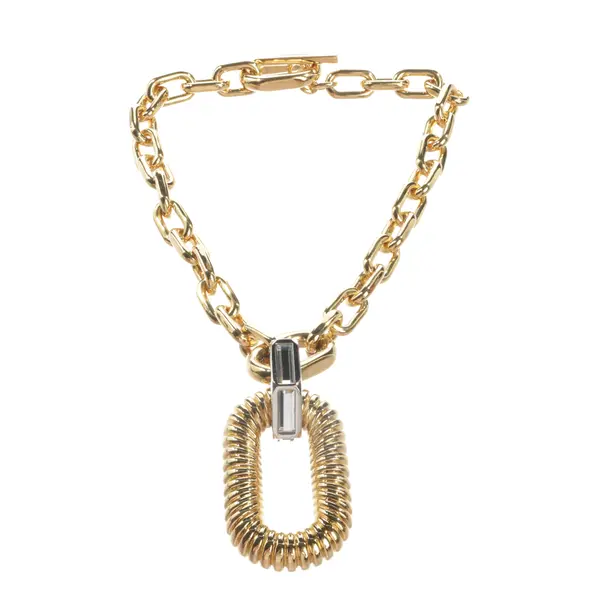 Necklace, in Gold, Metal (metallic, metallized), Paco Rabanne