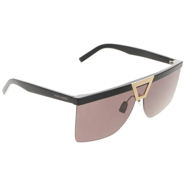 Sonnenbrille, in Schwarz, Kunststoff, Saint Laurent