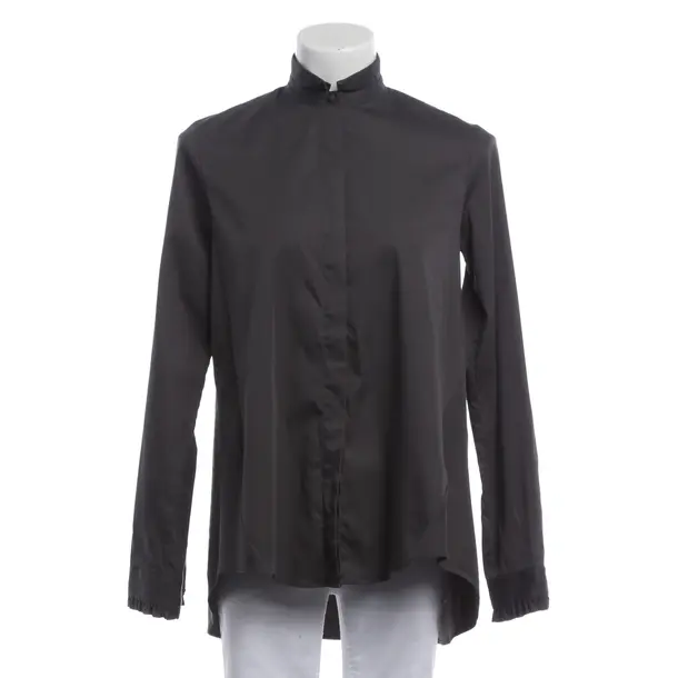 Bluse, in Grau, Baumwolle, Soluzione