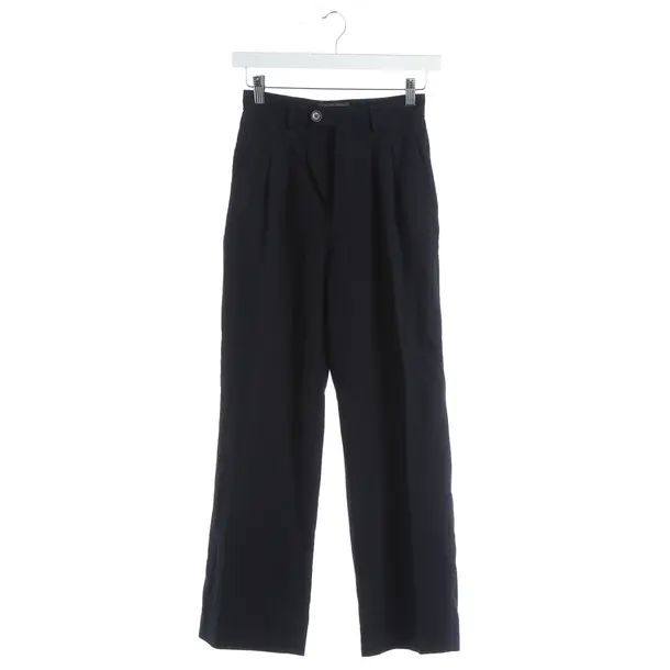 Pants, in Black, Cotton, Loro Piana