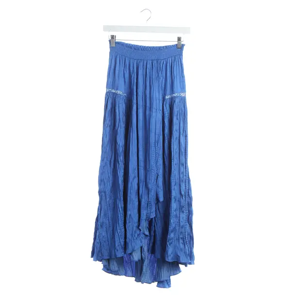 Skirt, in Blue, Polyester, Maje