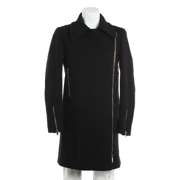 Mid-Season Coat, in Black, Wool, Stella McCartney