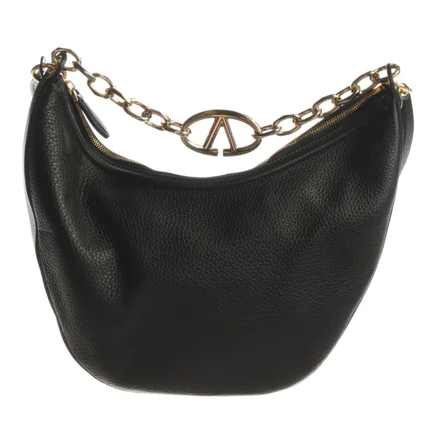 Hobo Bag, in Schwarz, Leder, Valentino