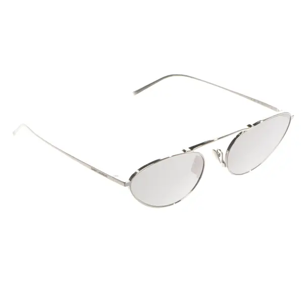 Sunglasses, in Silver, Metal, Saint Laurent