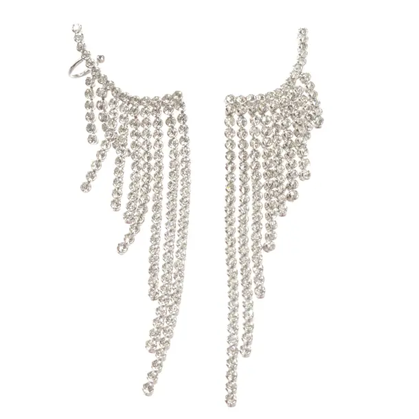 Earrings, in Silver, Metal (metallic, metallized), Paco Rabanne