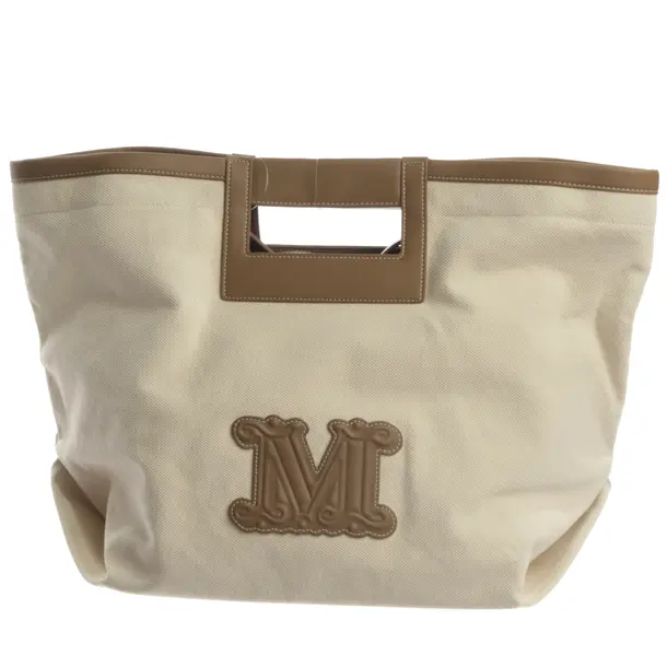 Borsetta, in Beige, Cotone, Max Mara