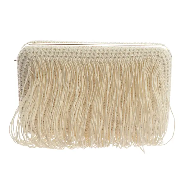 Clutch Bag, in Beige, Other Material, Magda Butrym