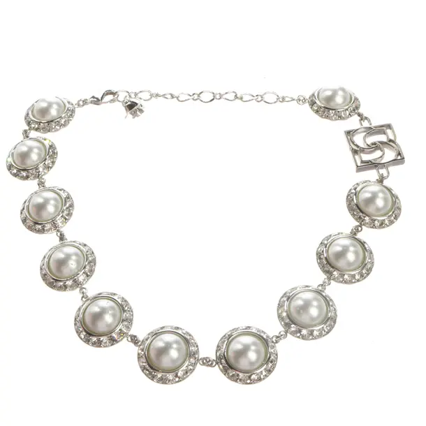 Necklace, in Silver, Metal (metallic, metallized), Magda Butrym