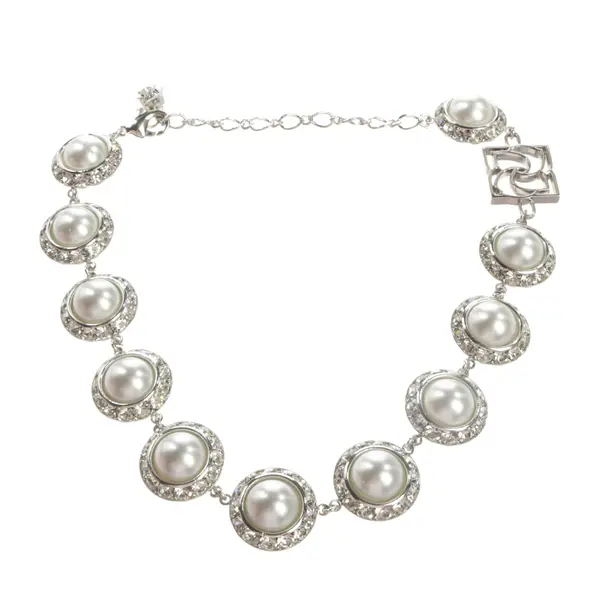 Necklace, in Silver, Metal (metallic, metallized), Magda Butrym
