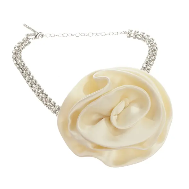 Necklace, in Silver, Metal (metallic, metallized), Magda Butrym