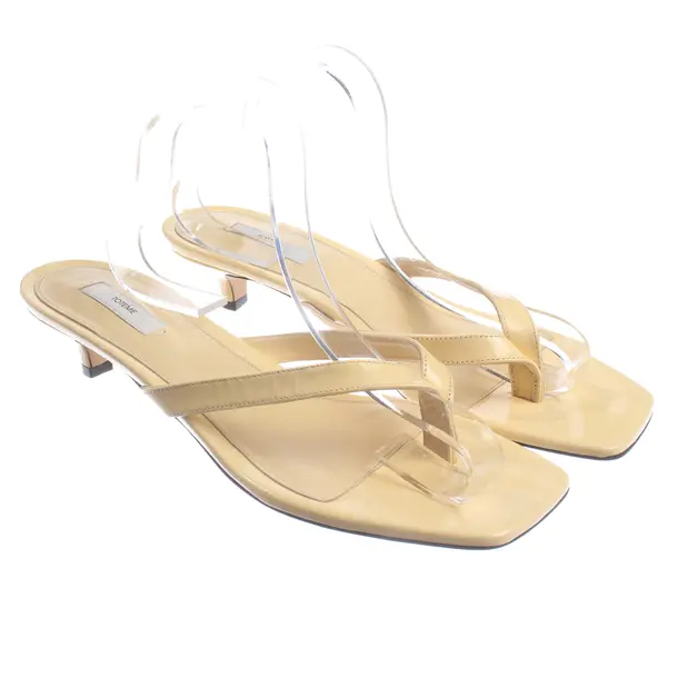 Heeled Sandals, in Yellow, Totême