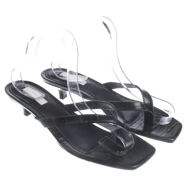 Heeled Sandals, in Dark Green, Totême