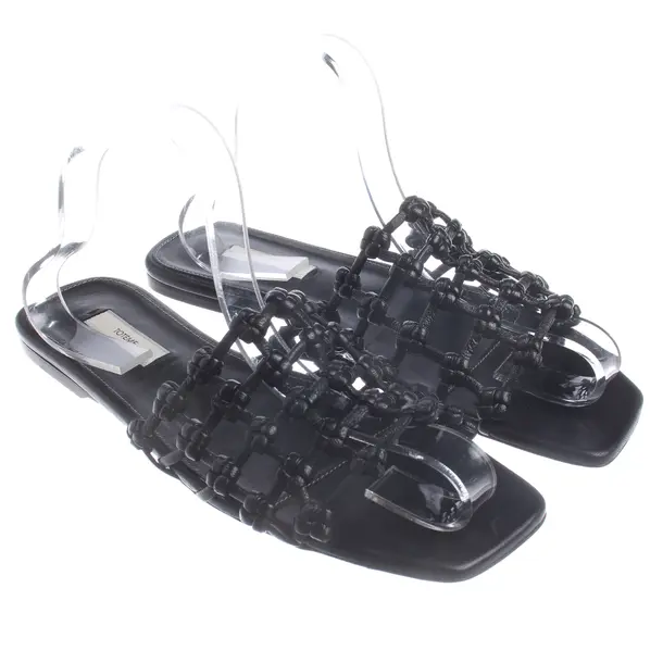 Sandals, in Black, Totême