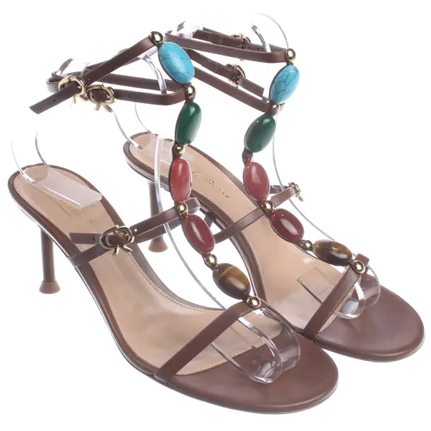 Heeled Sandals, in Brown, Gianvito Rossi