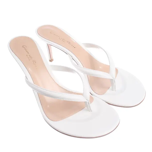 Heeled Sandals, in White, Gianvito Rossi