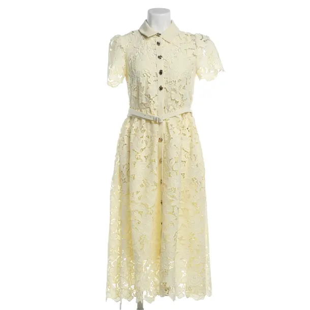 Cocktail Dress, in Yellow, Polyester, self-portrait