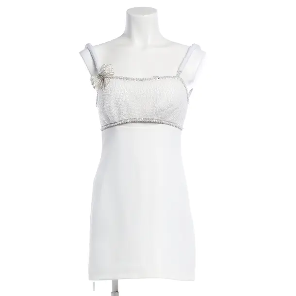 Cocktail Dress, in White, Polyester, self-portrait