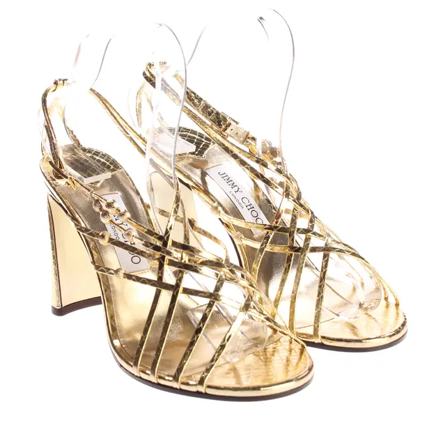 Sandaletten, in Gold, Jimmy Choo