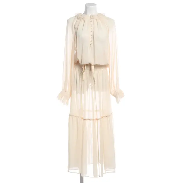 Dress, in Beige, Polyester, Xu Zhi