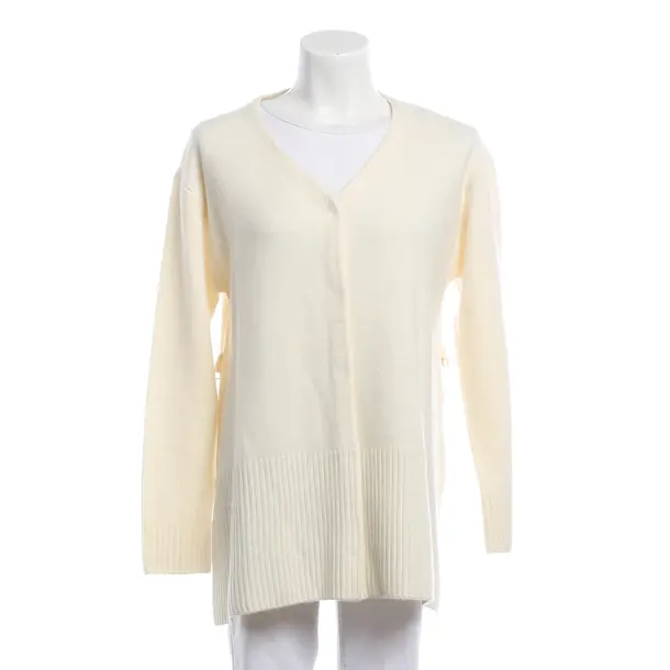 Cardigan, in White, Wool, Xu Zhi