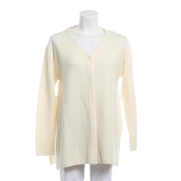Cardigan, in White, Wool, Xu Zhi