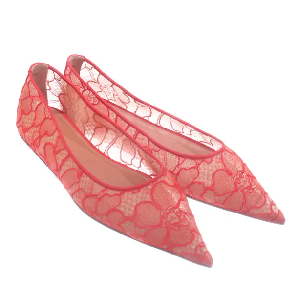 Ballerinas, in Rot, Amina Muaddi