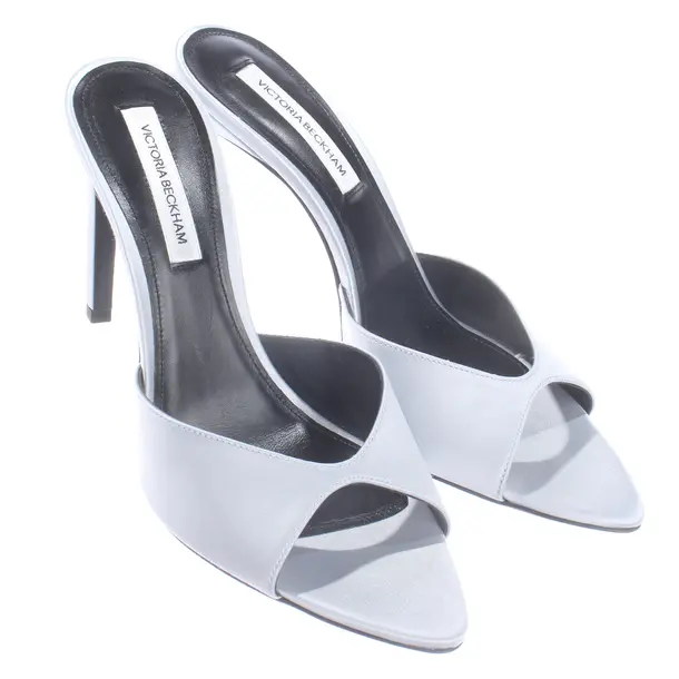 Heeled Sandals, in Silver, Victoria Beckham