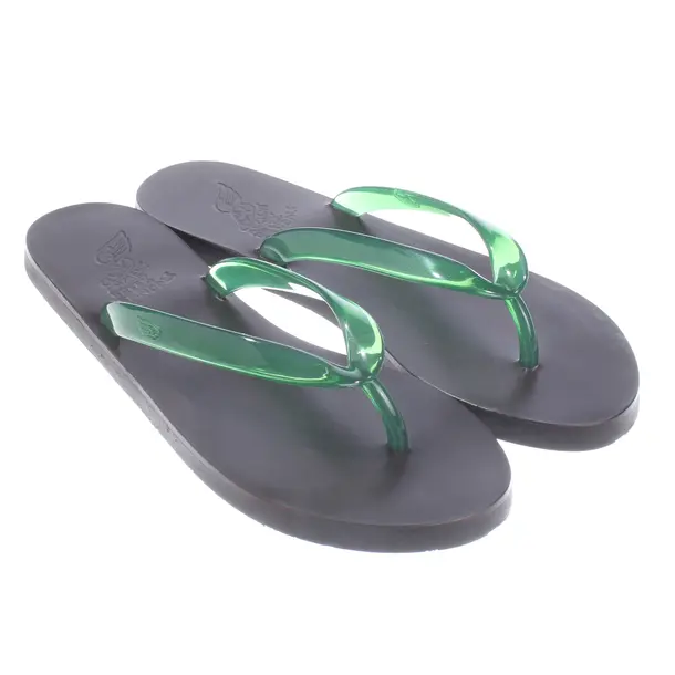 Sandals, in Green, Ancient Greek Sandals