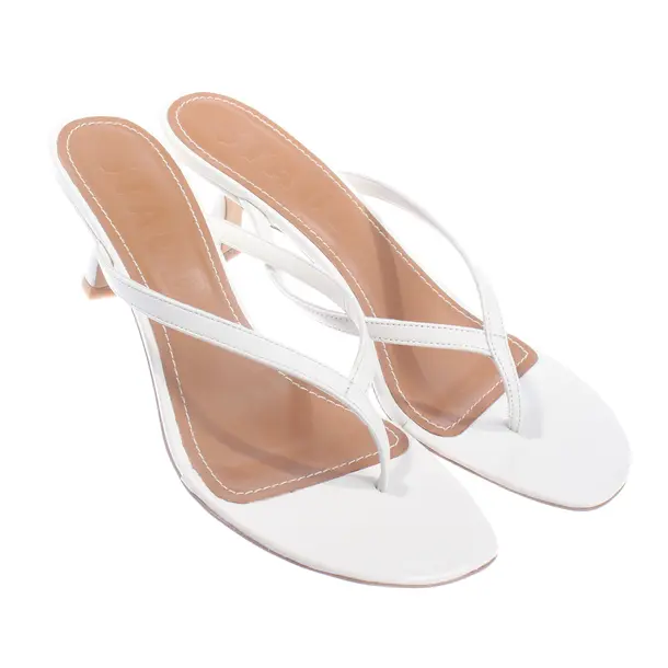 Heeled Sandals, in White, Staud