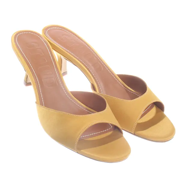 Heeled Sandals, in Yellow, Staud