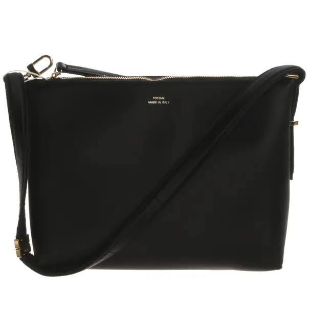 Shoulder Bag, in Black, Other Material, Totême