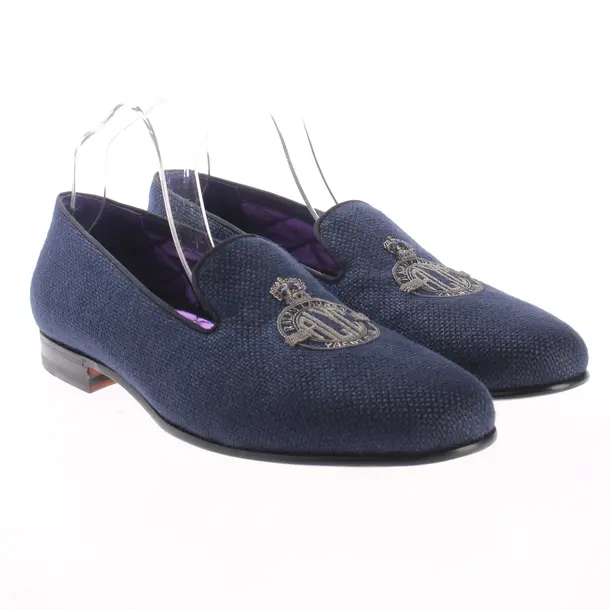 Loafers, in Navy, Ralph Lauren Purple Label