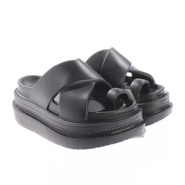 Platform Sandals, in Black, Sacai
