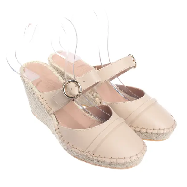 Wedges, in Beige, Malone Souliers