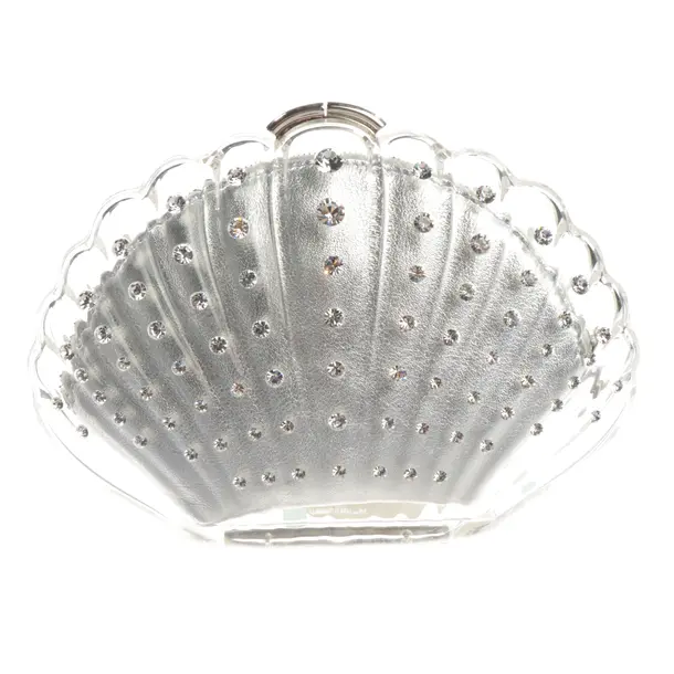 Clutch Bag, in Transparent, Other Material, Aquazzura