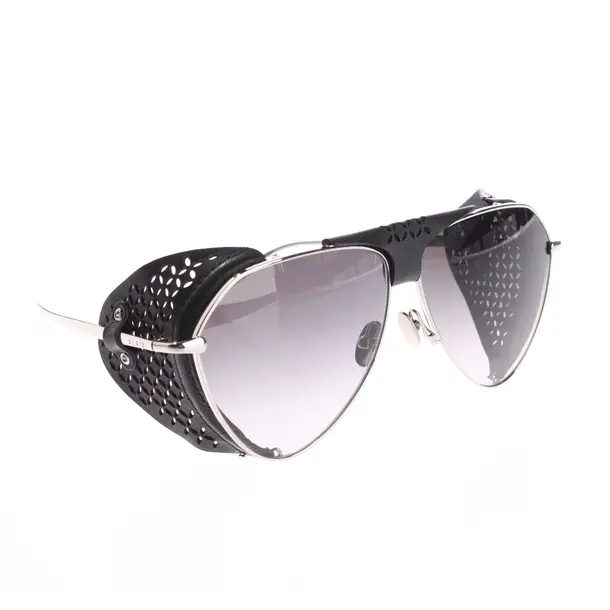 Sunglasses, in Silver, Synthetic / Metal, Alaia