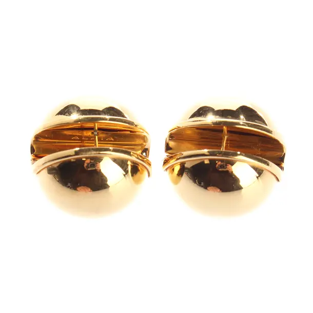 Earrings, in Gold, Metal (metallic, metallized), Alaia