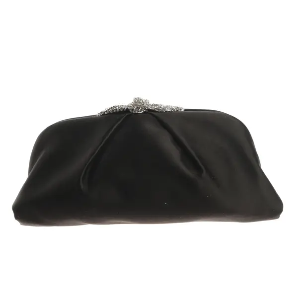 Clutch Bag, in Black, Polyester, Aquazzura