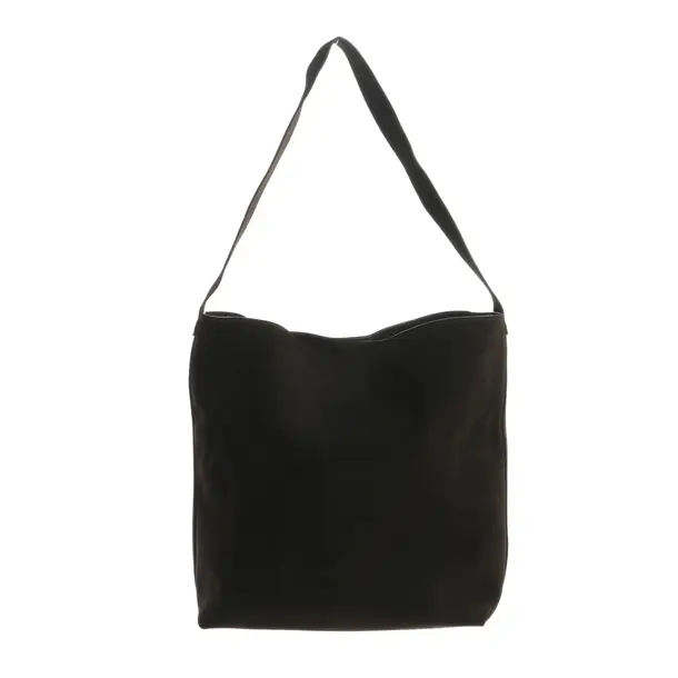 Schultertasche, in Dunkelbraun, Leder, Aesther Ekme