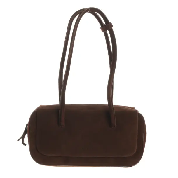 Shoulder Bag, in Dark Brown, Leather, Aesther Ekme
