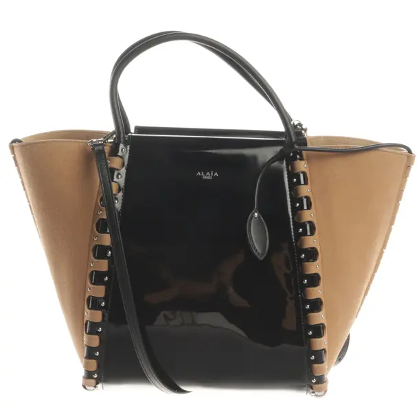 Handbag, in Light Brown, Leather, Alaia